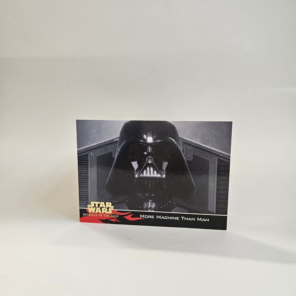 2005 Topps Star Wars Revenge of the Sith Darth Vader Card 69 Machine Than Man
